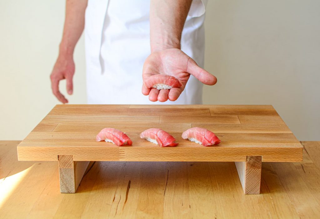 sushi making process step 3